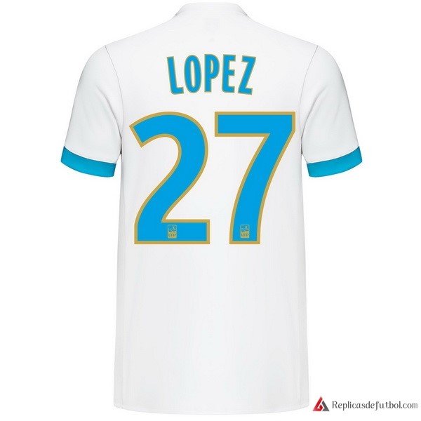 Camiseta Marsella Primera equipación Lopez 2017-2018